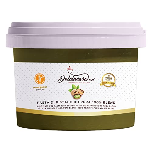 Dolcincasa-com Pistazienpaste 100% Rein Natürlich Schmackhaft Weich Vielseitig Micron Verfeinerung 14/16 für Eiscremes Haus und professionellen Einsatz Glutenfrei 500g Packung Dolcincasa-com Pistazienpaste 100% Rein Natürlich Schmackhaft Weich Vielseitig Micron Verfeinerung 14/16 für Eiscremes Haus und professionellen Einsatz Glutenfrei 500g Packung von Dolcincasa.com