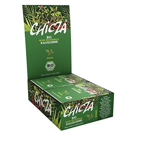 10er Pack CHICZA® Bio-Kaugummi Minze, 10x30 g von Chicza