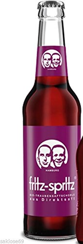 12 Flaschen Fritz Spritz Bio Traubensaftschorle aus Direktsaft 0,80€ Pfand von KDJMDL