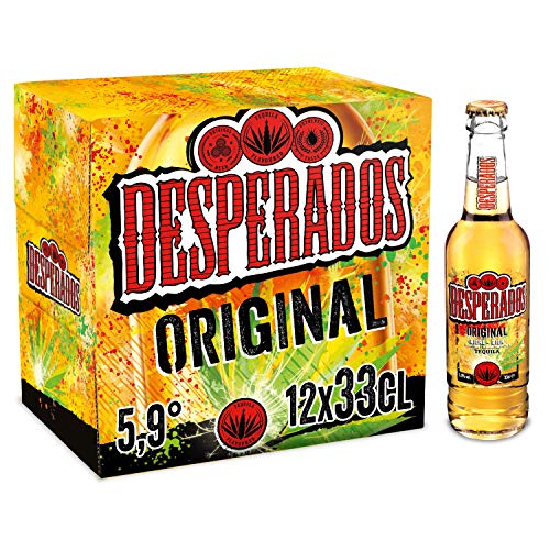 12 x Desperados Tequila Bier 0,33 Liter 5,9 % Vol. 12 x Desperados Tequila Bier 0,33 Liter 5,9 % Vol.