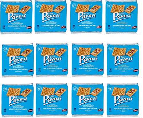12x Gran Pavesi Crackers ungesalzen 560g kekse gebäck 12x Gran Pavesi Crackers ungesalzen 560g kekse gebäck von Pavesi