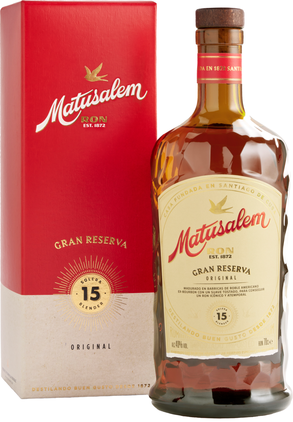 1872 Holdings Matusalem Gran Reserva 15 Rum in Geschenkverpackung 1872 Holdings Matusalem Gran Reserva 15 Rum in Geschenkverpackung