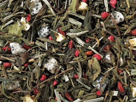 1kg - Tee - aromatisierter Grüntee & Weißer Tee - GRANTAPFEL & DRACHENFRUCHT