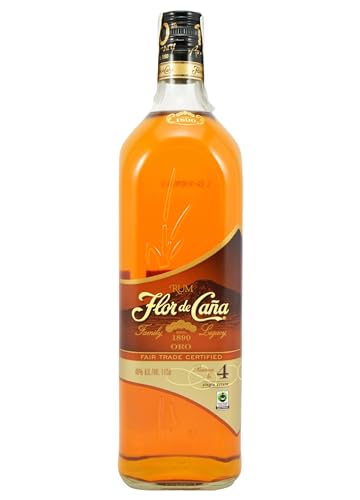 Flor de Caña 4 Years Old Añejo Oro 40% Vol. 1l von Flor de Caña