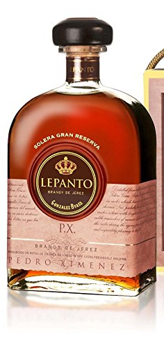 2 Fl. - Lepanto - Pedro Ximénez - in GP - Spanien - Brandy de Jerez D.O. - 2x 0,7l - 36,0% vol. 2 Fl. - Lepanto - Pedro Ximénez - in GP - Spanien - Brandy de Jerez D.O. - 2x 0,7l - 36,0% vol.