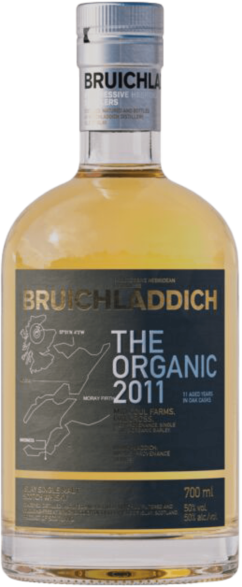 2011 Bruichladdich »The Organic« Single Malt Scotch Whisky – Bio 2011 Bruichladdich »The Organic« Single Malt Scotch Whisky – Bio