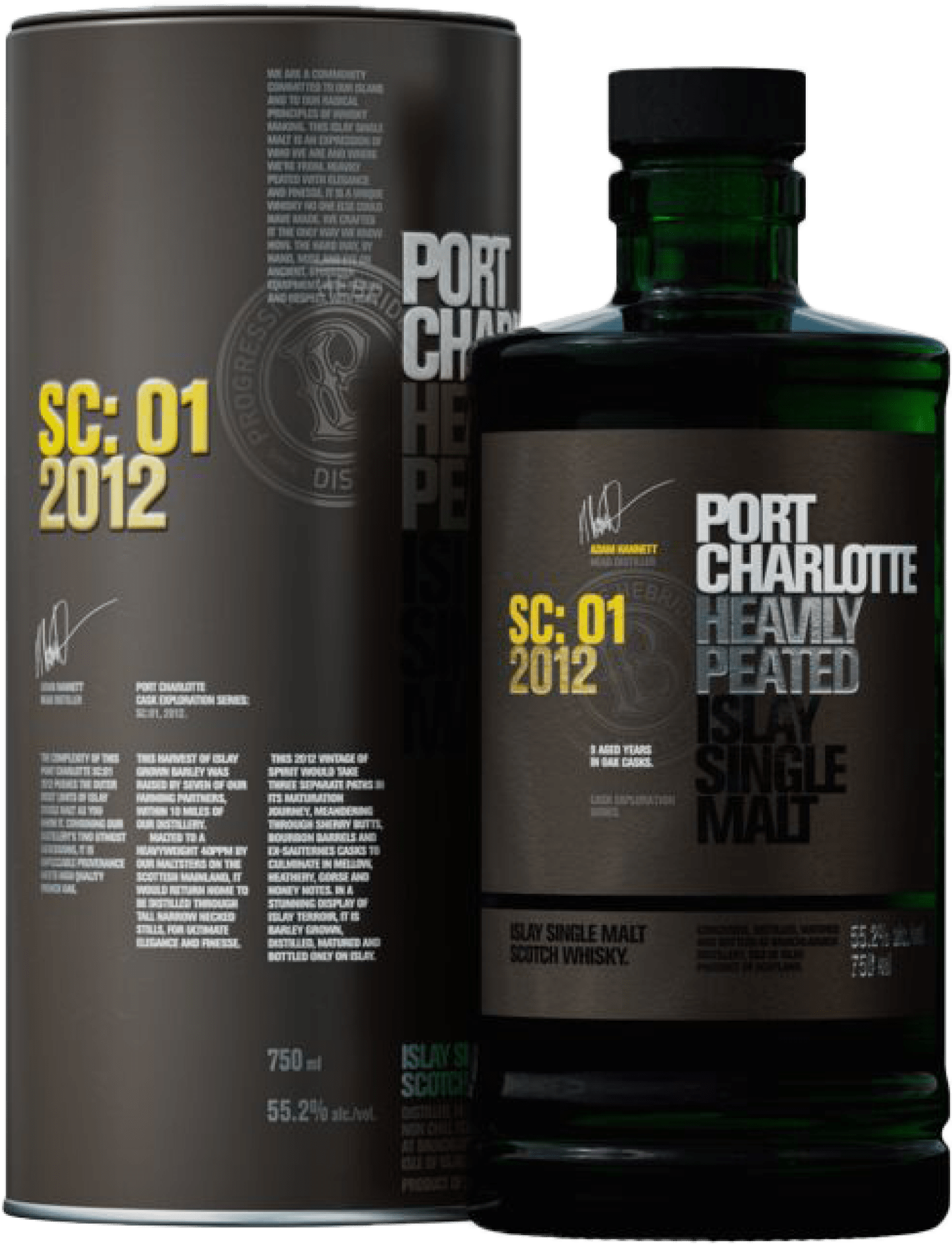 2012 Port Charlotte »SC:01« Islay Single Malt Scotch Whisky 2012 Port Charlotte »SC:01« Islay Single Malt Scotch Whisky