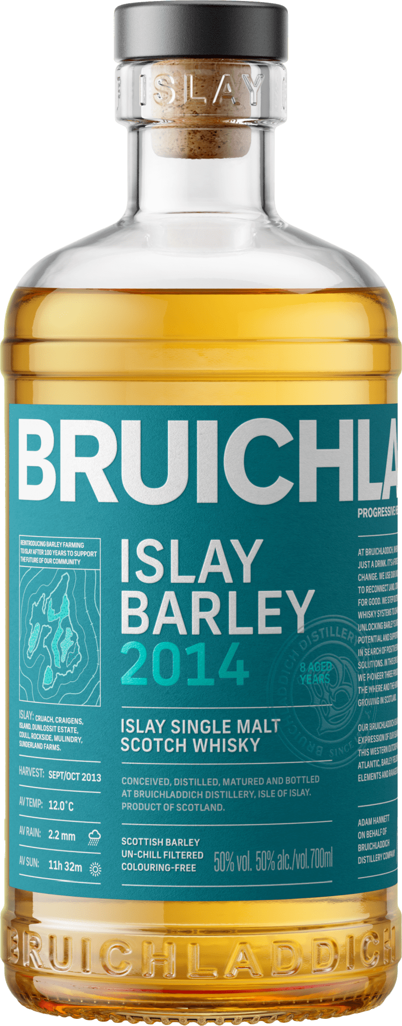 2014 Bruichladdich Islay Barley Single Malt Scotch Whisky 2014 Bruichladdich Islay Barley Single Malt Scotch Whisky