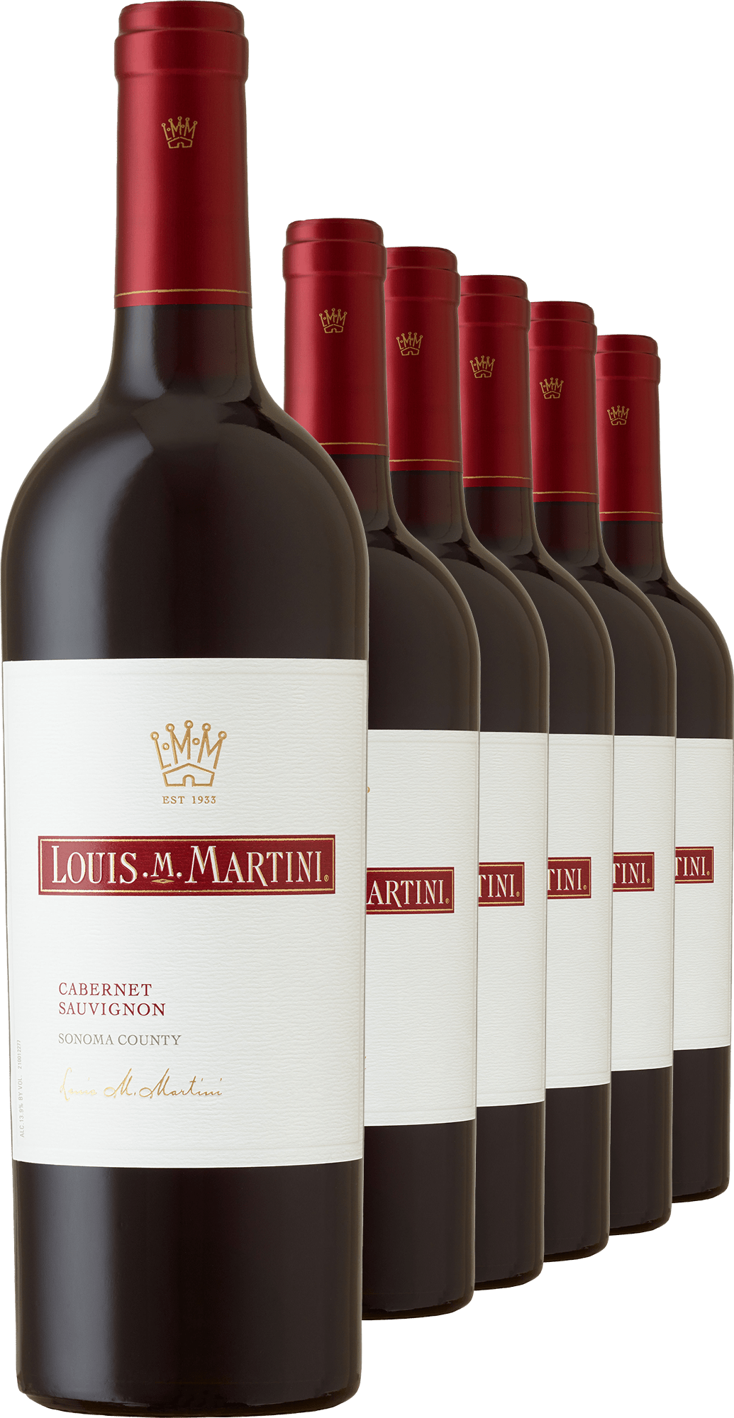 2019 Louis M. Martini Sonoma County Cabernet Sauvignon im 6er-Vorratspaket