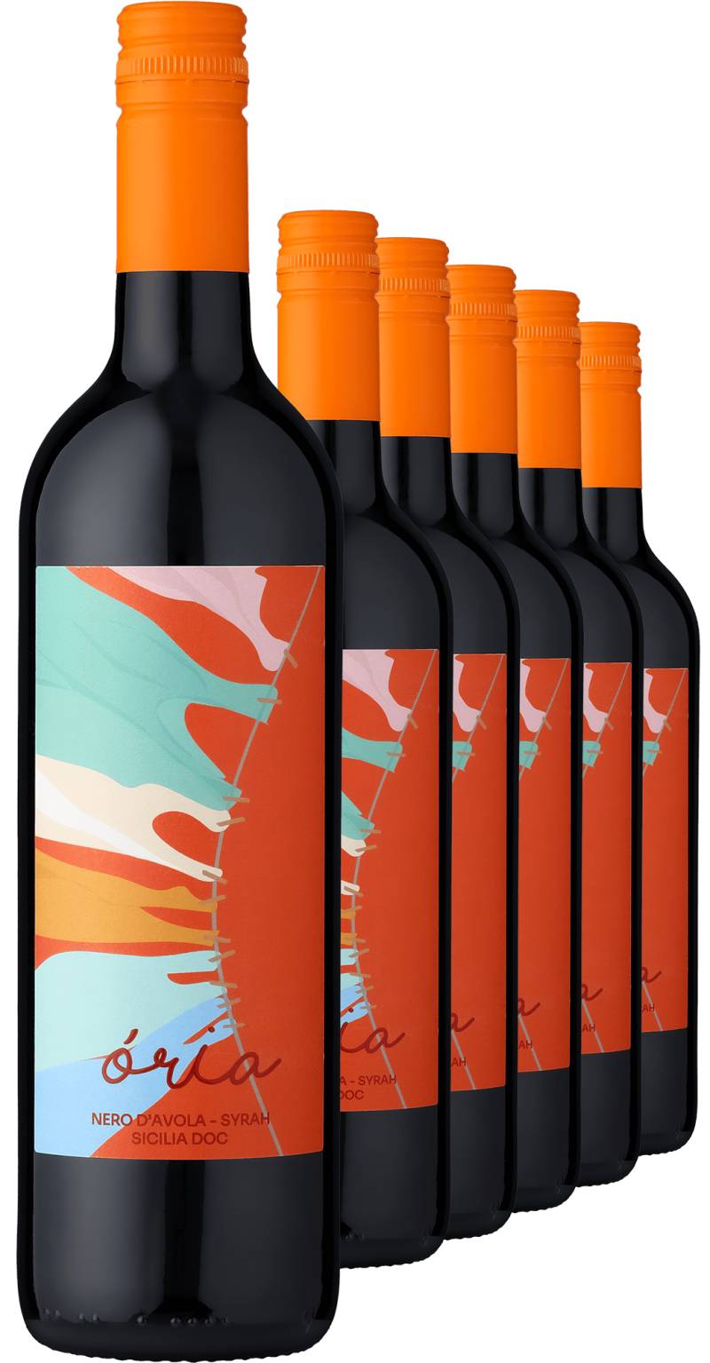 2022 Ória Nero d'Avola Syrah im 6er-Vorratspaket