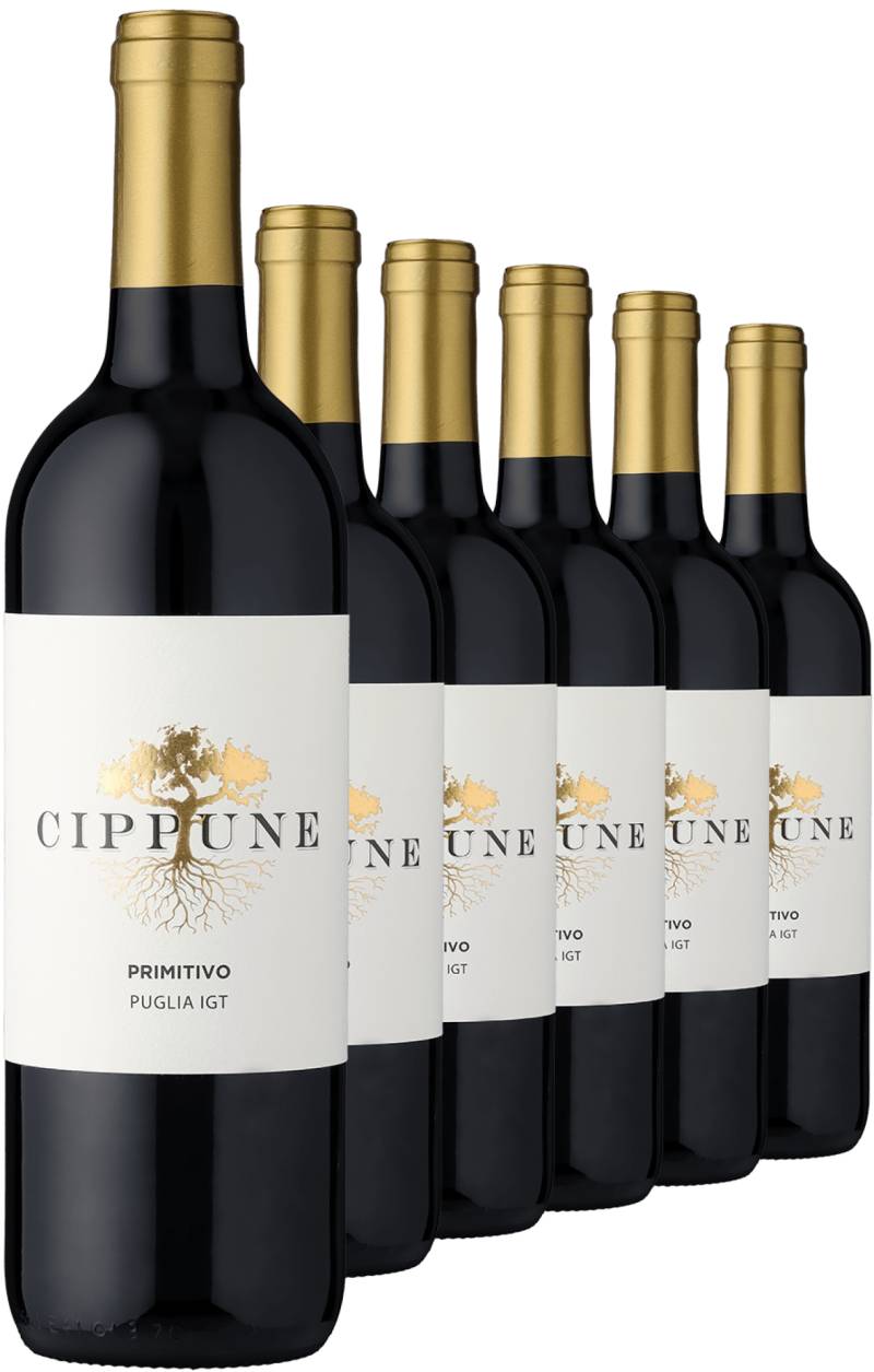 2024 Cippune Primitivo im 6er-Vorratspaket