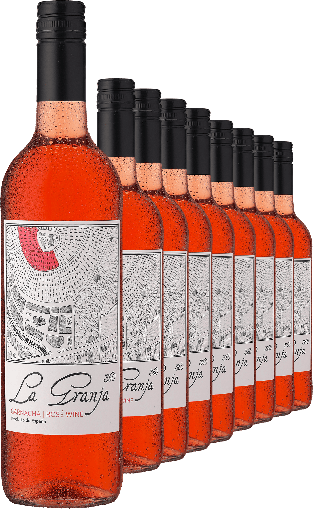 2023 La Granja 360° Garnacha Rosado im 9er-Vorratspaket 2023 La Granja 360° Garnacha Rosado im 9er-Vorratspaket