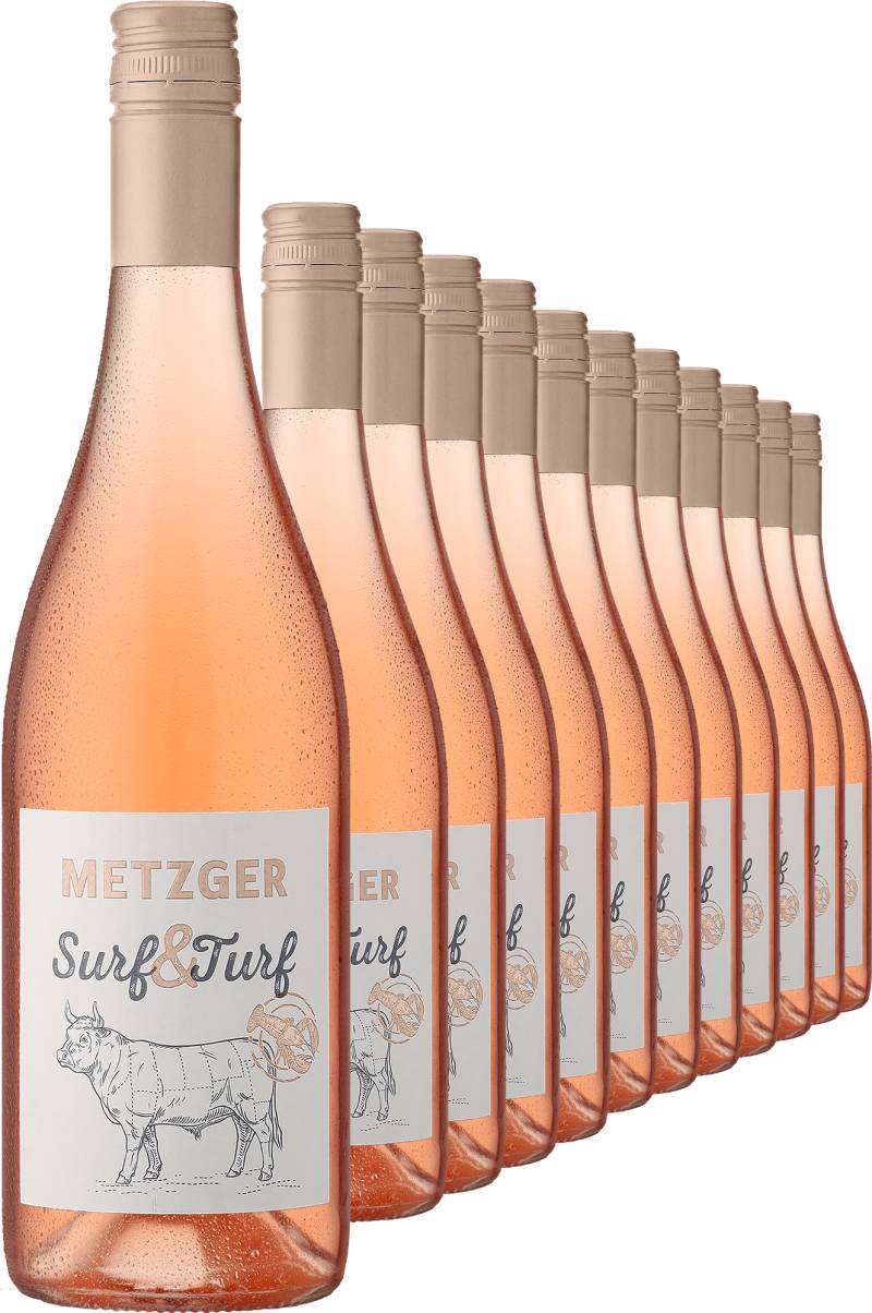 2024 Metzger »Surf'n'Turf« Rosé im 12er-Vorratspaket