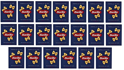 20x Pasta Barilla Farfalle Nr. 265 italienisch Nudeln 500 g pack 20x Pasta Barilla Farfalle Nr. 265 italienisch Nudeln 500 g pack