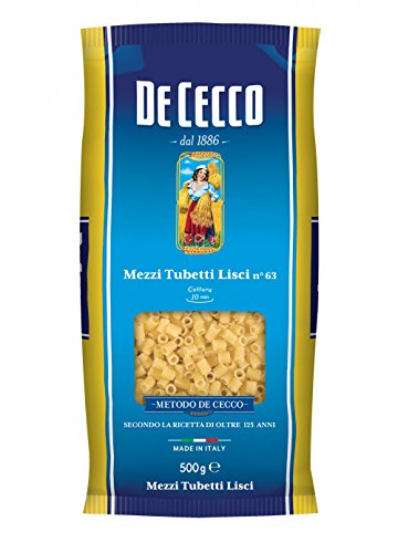 20x Pasta De Cecco 100% Italienisch Mezzi Tubetti Lisci n. 63 Nudeln 500g 20x Pasta De Cecco 100% Italienisch Mezzi Tubetti Lisci n. 63 Nudeln 500g