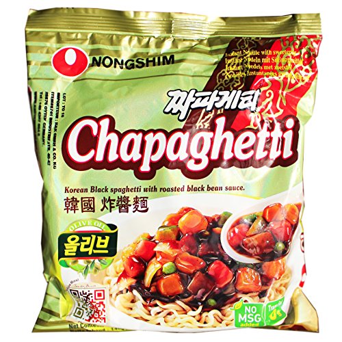 20x140g Nongshim Chapaghetti Koreanische Instant Nudeln mit schwarzer Bohnensauce von Nong Shim