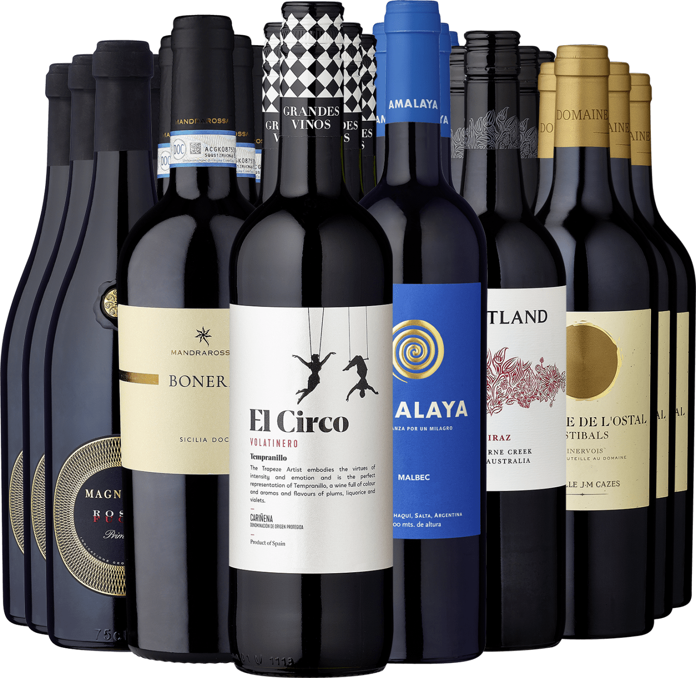 24er-Weinkellerpaket »Rotwein-Vielfalt« von Ludwig von Kapff GmbH