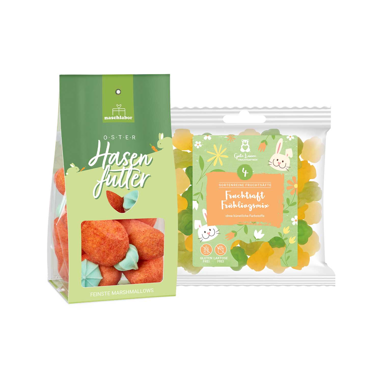 2er-Set Ostern Marshmallows & Fruchtgummi 2er-Set Ostern Marshmallows & Fruchtgummi