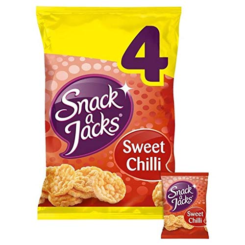 2x Snack Eines Buchsen Süße Chilireiskuchen 4 X 22G