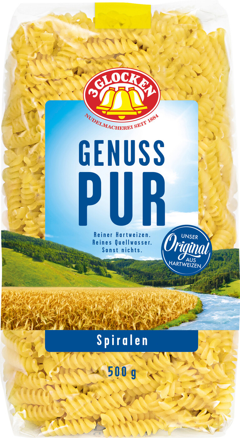 3 Glocken Genuss Pur Spiralen 500G 3 Glocken Genuss Pur Spiralen 500G