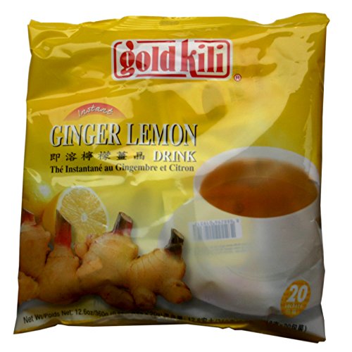 360g (20x18g) Instant Ingwer Getränk mit Lemon Ginger Drink von Gold Kili