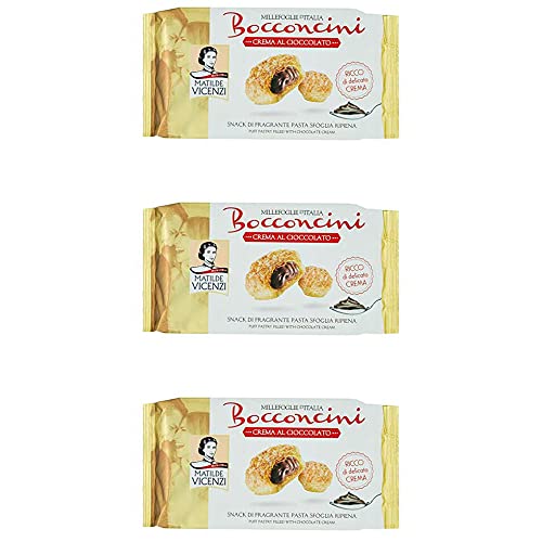 3x Matilde Vicenzi millefoglie bocconcini al cioccolato Schokolade 100g kekse von Vicenzi