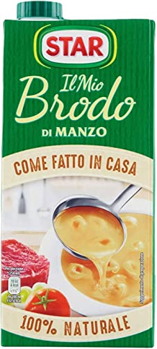 3x Star brodo Manzo Brühe Flüssigkeit Rindfleisch Fertiggerichte 1Lt -30% Salz von Star