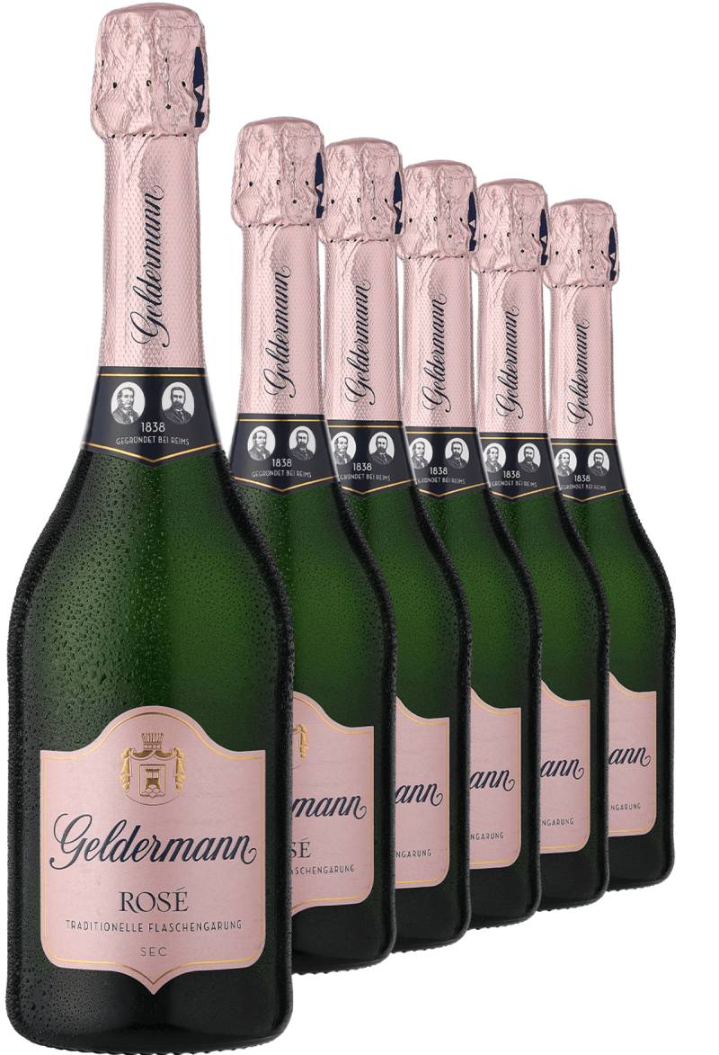 Geldermann Les Premiers Brut Rosé im 6er-Vorratspaket