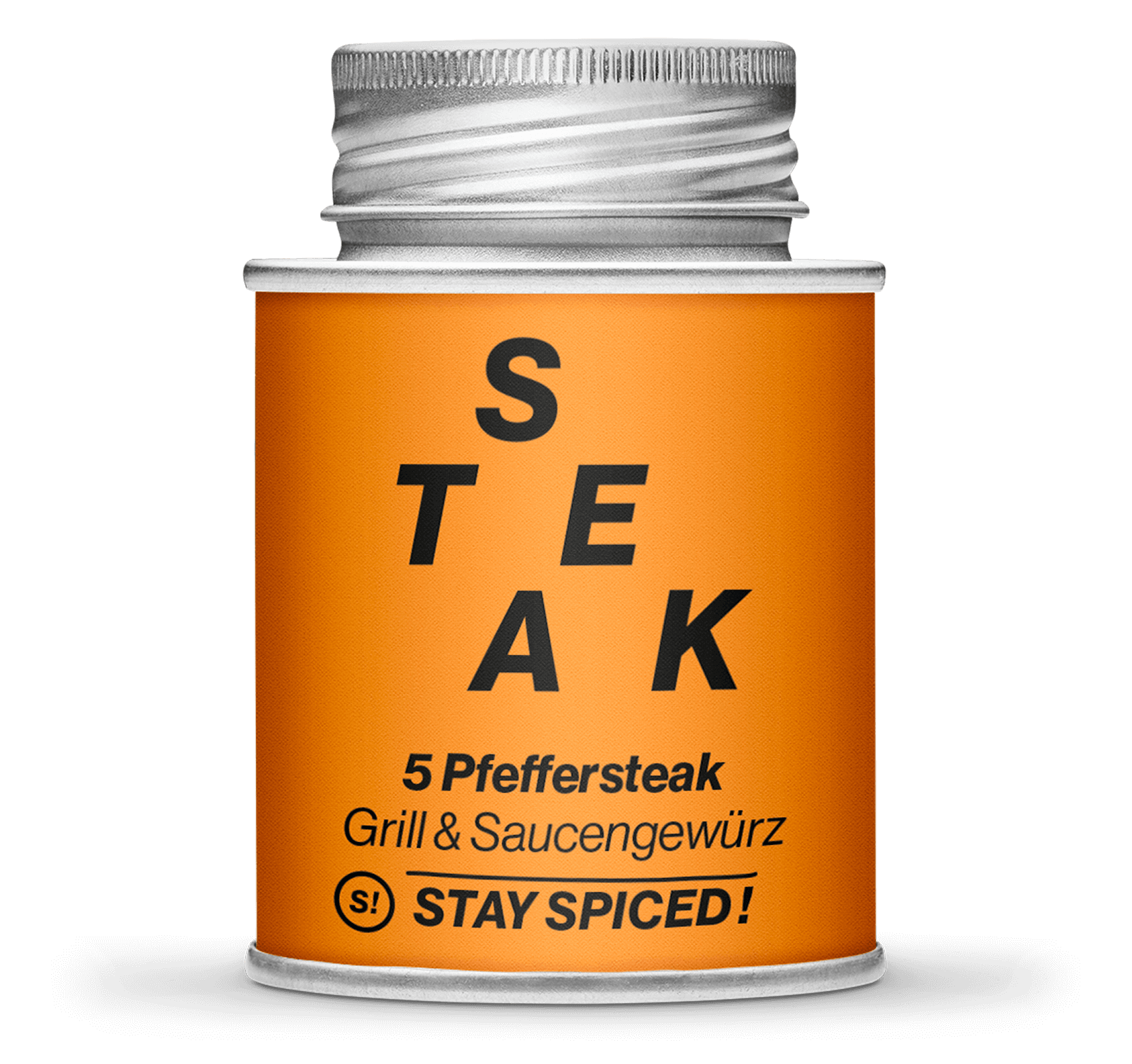 5 Pfeffersteak - Grill & Saucengewürz 170ml Schraubdose