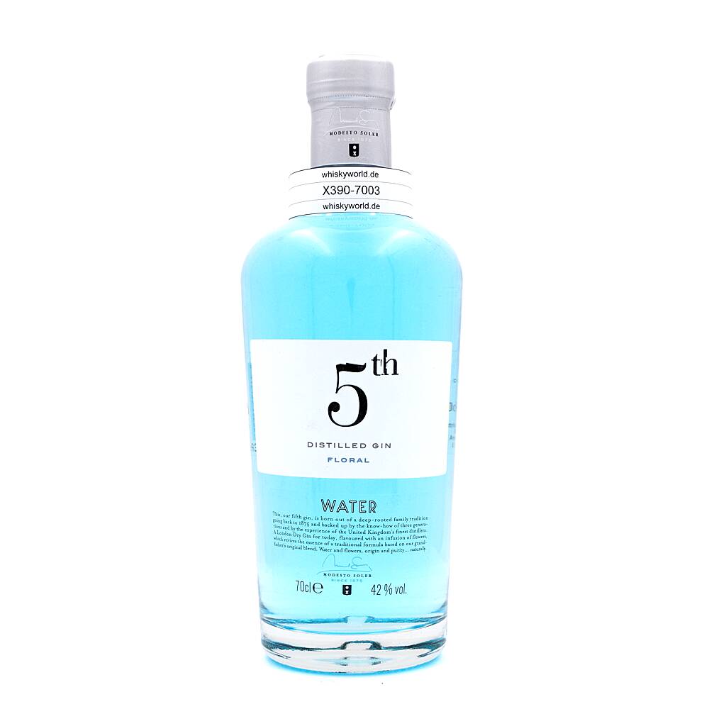 5Th Gin Water Floral 0,70 L/ 42.0% vol 5Th Gin Water Floral 0,70 L/ 42.0% vol