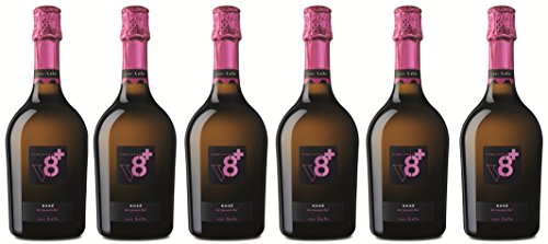 6 x 0,75 l v8+ - Sior Lele - Spumante Rosé - trocken von Wineyeards V8+