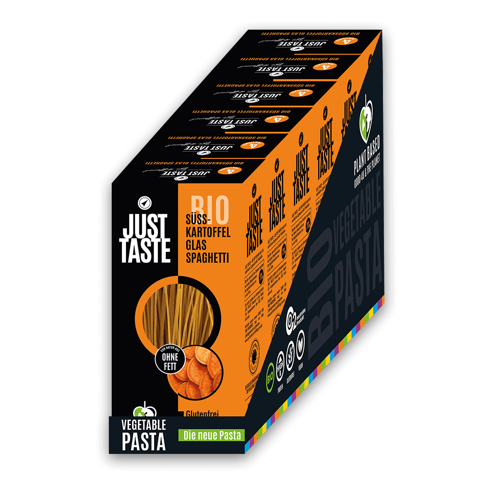 6 x Bio Kurkuma Süßkartoffel Spaghetti, 250g 6 x Bio Kurkuma Süßkartoffel Spaghetti, 250g