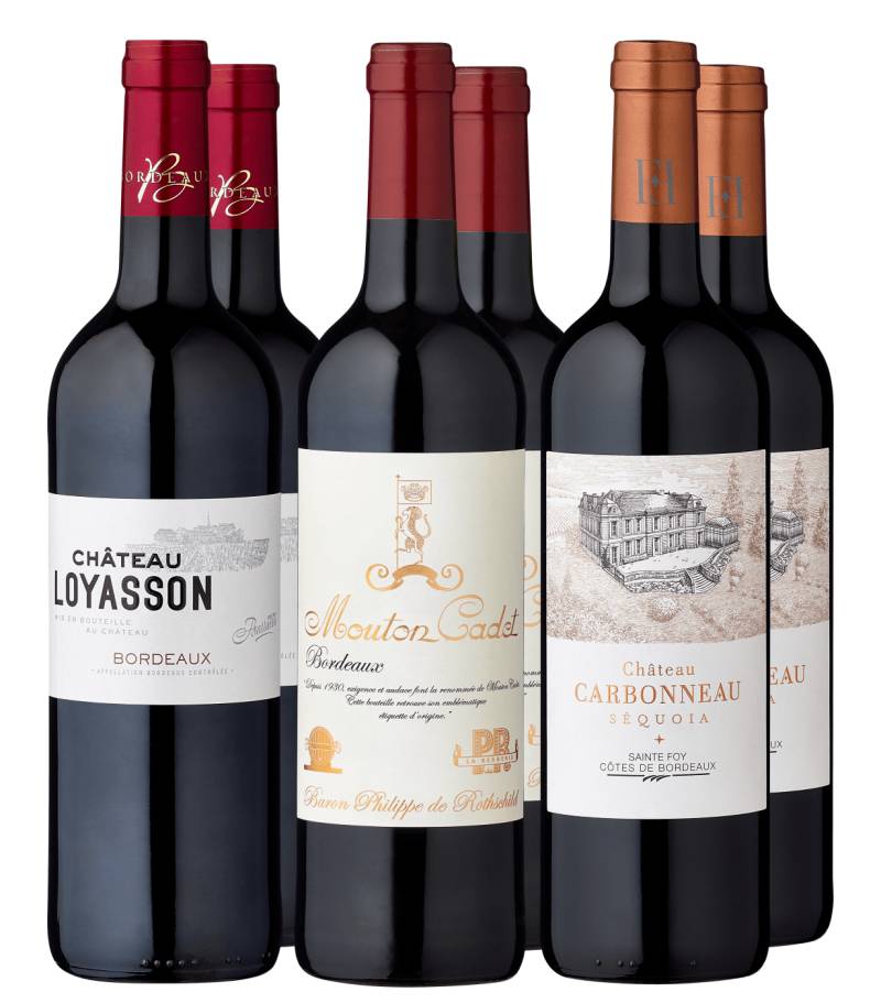 6er-Probierpaket »Best Buy Bordeaux« von Ludwig von Kapff GmbH