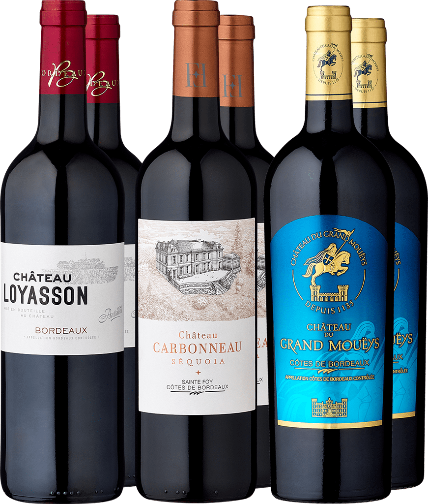 6er-Probierpaket »Bordeaux Lieblinge« 6er-Probierpaket »Bordeaux Lieblinge« von Ludwig von Kapff GmbH