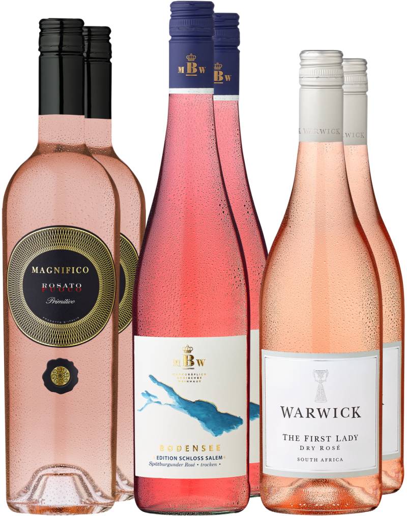 6er-Probierpaket »Die Welt in Rosé« von Ludwig von Kapff GmbH