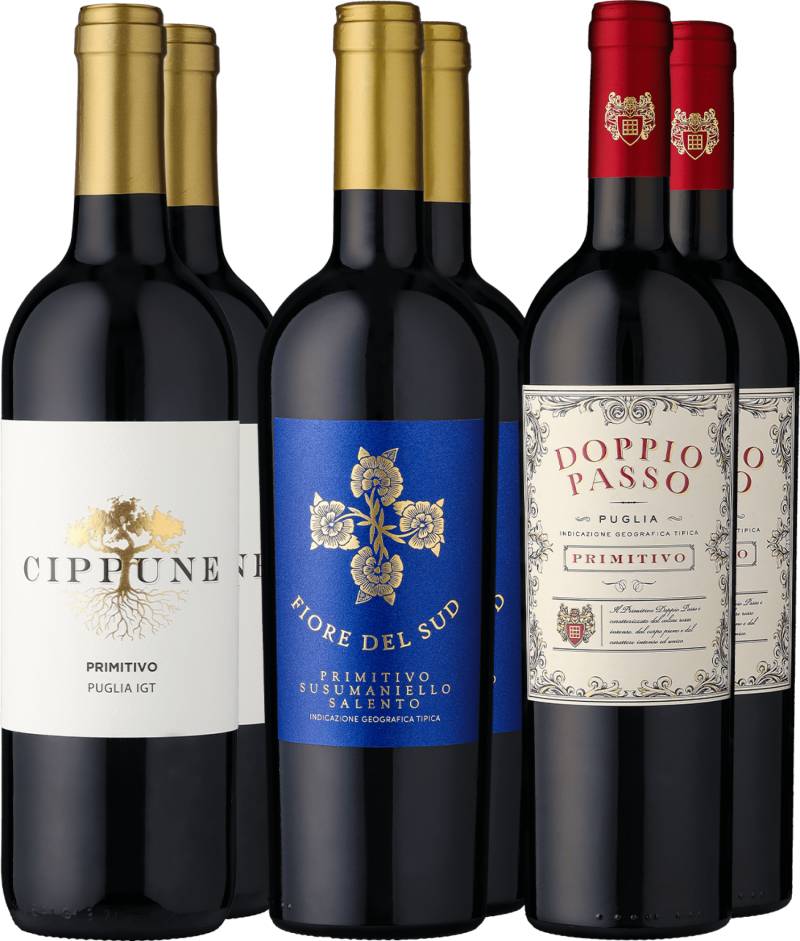 6er-Probierpaket »Primitivo-Power«