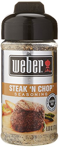 6oz Weber All Natural Seasoning Steak 'n Chop (One Jar) von weber