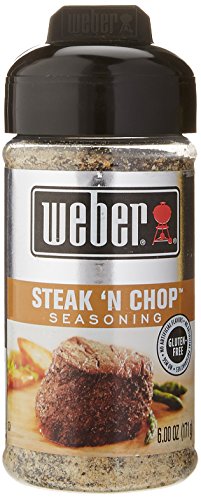 6oz Weber All Natural Seasoning Steak 'n Chop (One Jar) von Weber