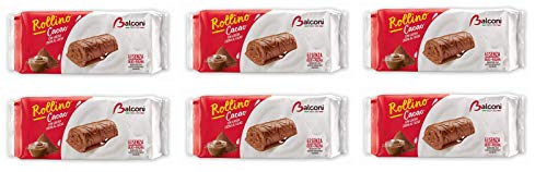 6x Balconi Rollino Cacao kakao schocolade schoko Kuchen brioche kekse 6x 37g
