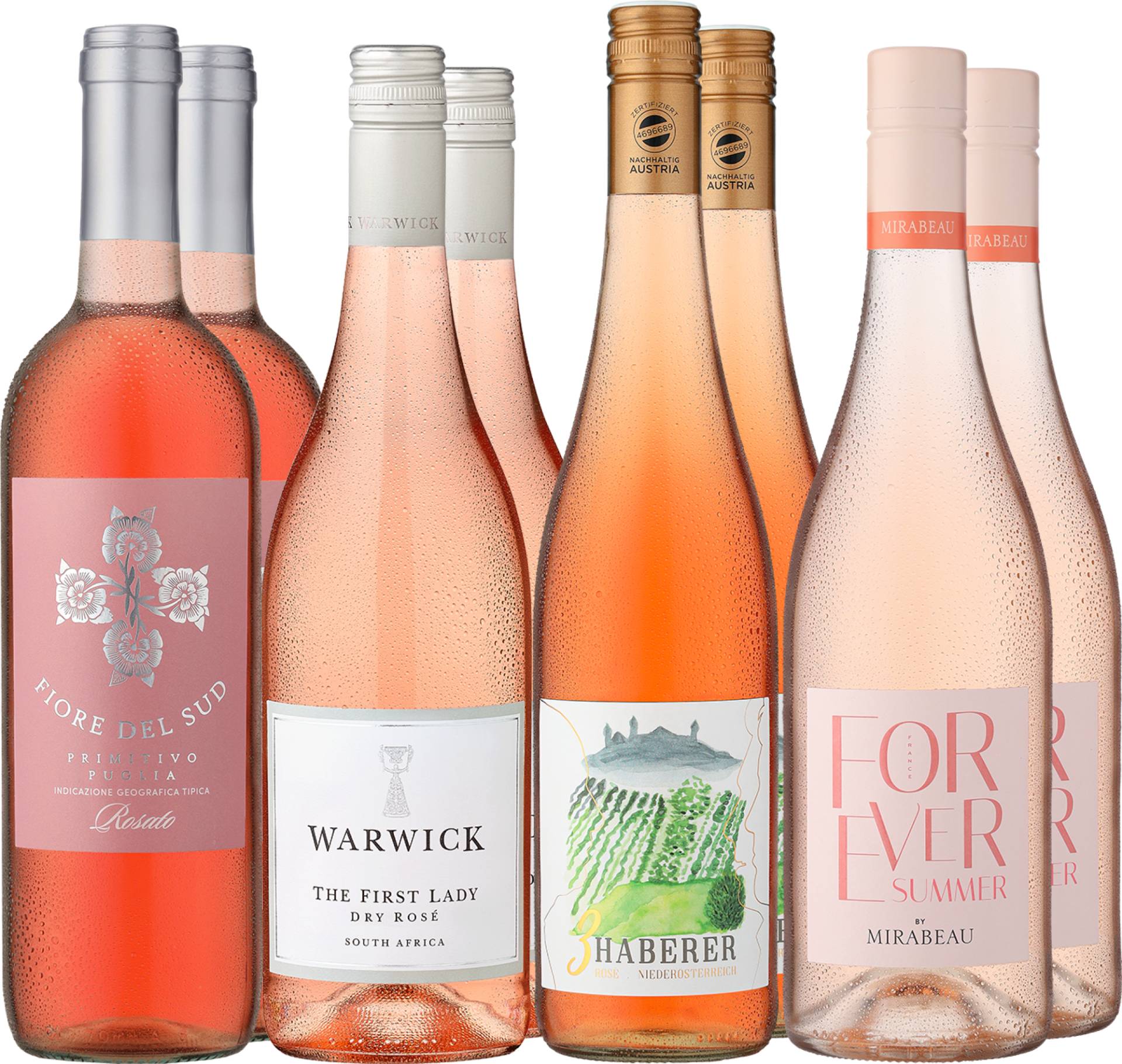 8er-Probierpaket »Rosé Favoriten« 8er-Probierpaket »Rosé Favoriten«