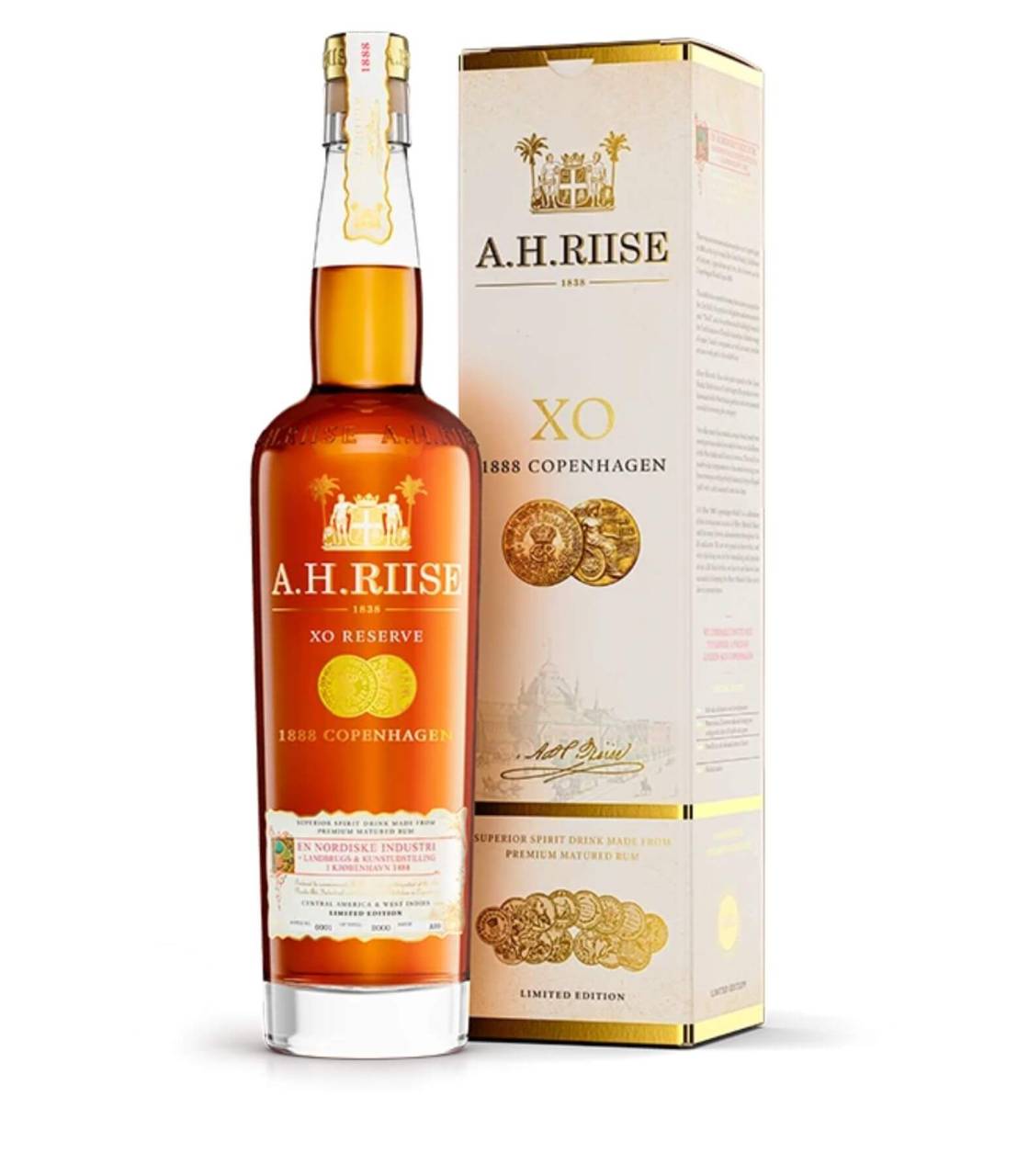 A.H. Riise 1888 Gold Medal 0,7 Liter
