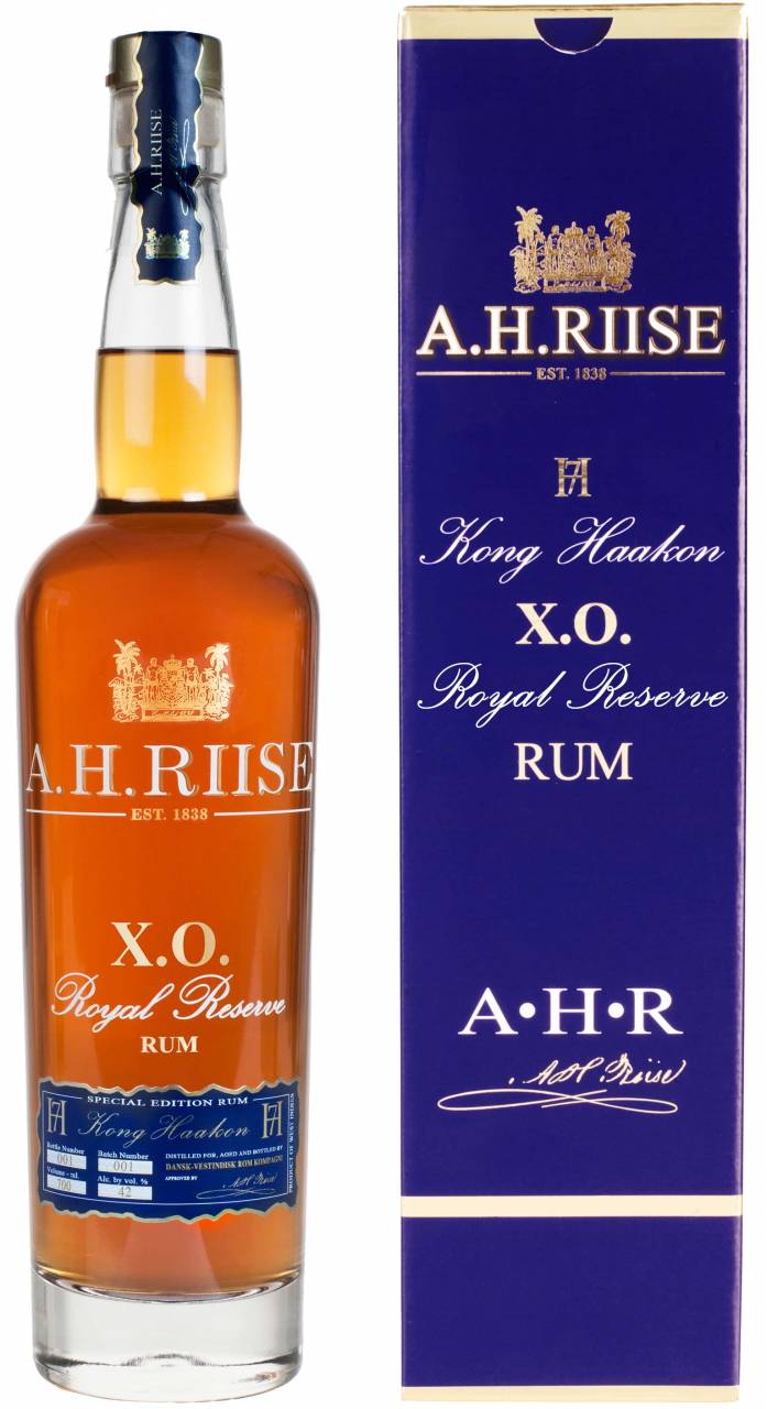 A.H. Riise X.O. Reserve Rum Haakon Royal Reserve 0,7l