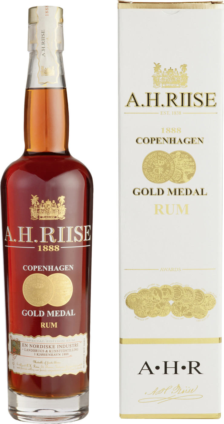 A.H.Riise 1888 Copenhagen Gold Medal Rum 40% 0,7L A.H.Riise 1888 Copenhagen Gold Medal Rum 40% 0,7L