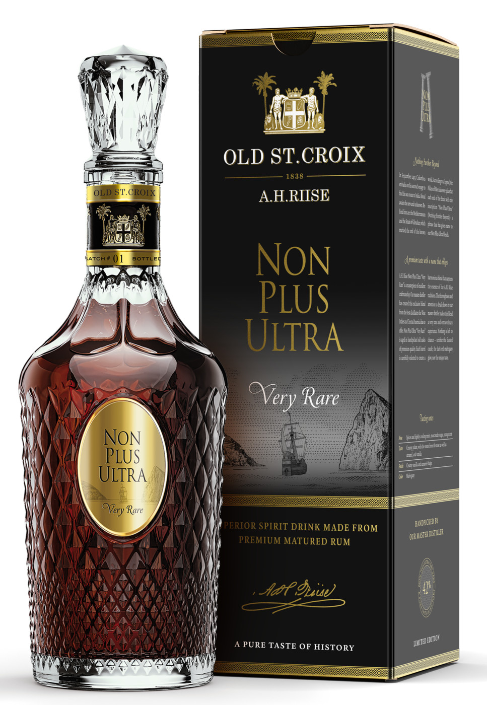 A.H.Riise Non Plus Ultra Very Rare Rum 0,7L A.H.Riise Non Plus Ultra Very Rare Rum 0,7L