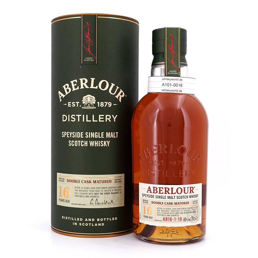 Aberlour 16 Jahre Double Cask Matured Lieferung 0,70 L/ 40.0% vol Aberlour 16 Jahre Double Cask Matured Lieferung 0,70 L/ 40.0% vol