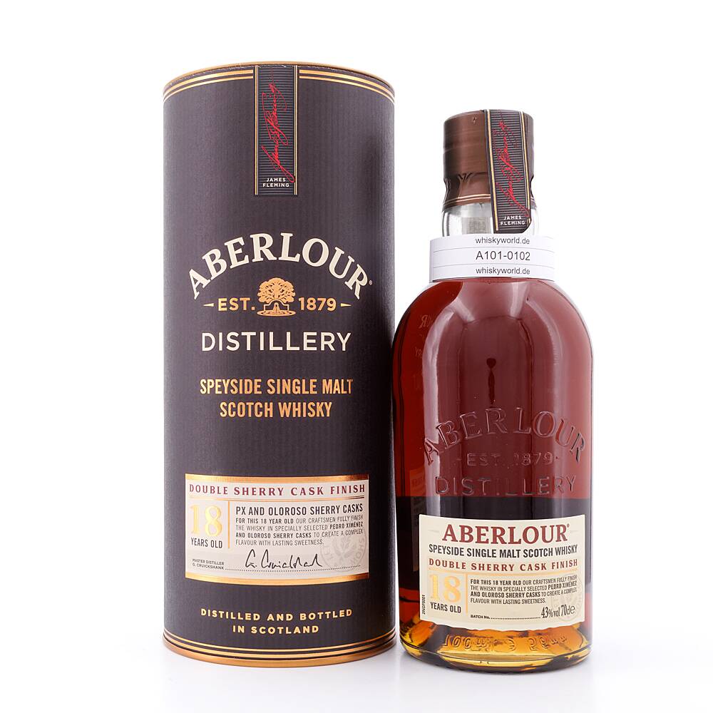 Aberlour 18 Jahre Double Sherry Cask Finish 0,70 L/ 43.0% vol Aberlour 18 Jahre Double Sherry Cask Finish 0,70 L/ 43.0% vol