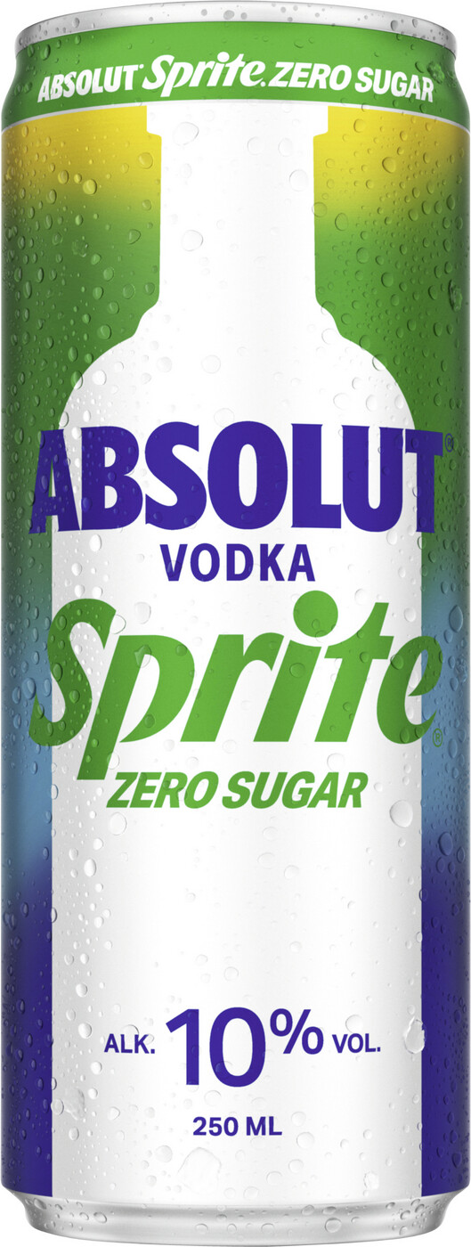Absolut Vodka Sprite Zero Sugar 0,25L Absolut Vodka Sprite Zero Sugar 0,25L