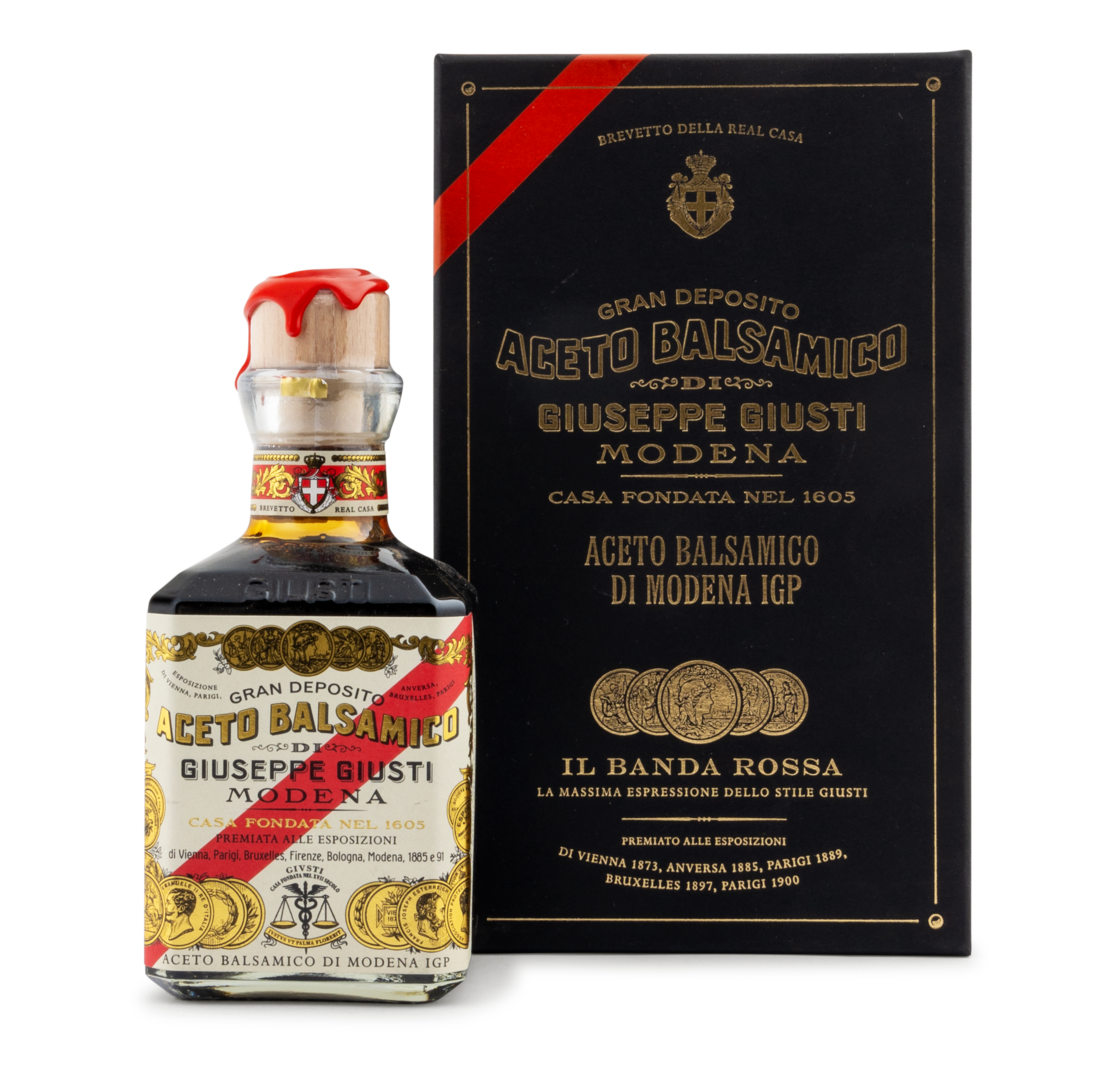 Aceto Balsamico di Modena "Banda Rossa" 20J. Aceto Balsamico di Modena "Banda Rossa" 20J. von Gran Deposito Aceto Balsamico