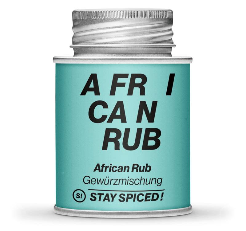 African Rub Gewürzmischung ,170ml Schraubdose