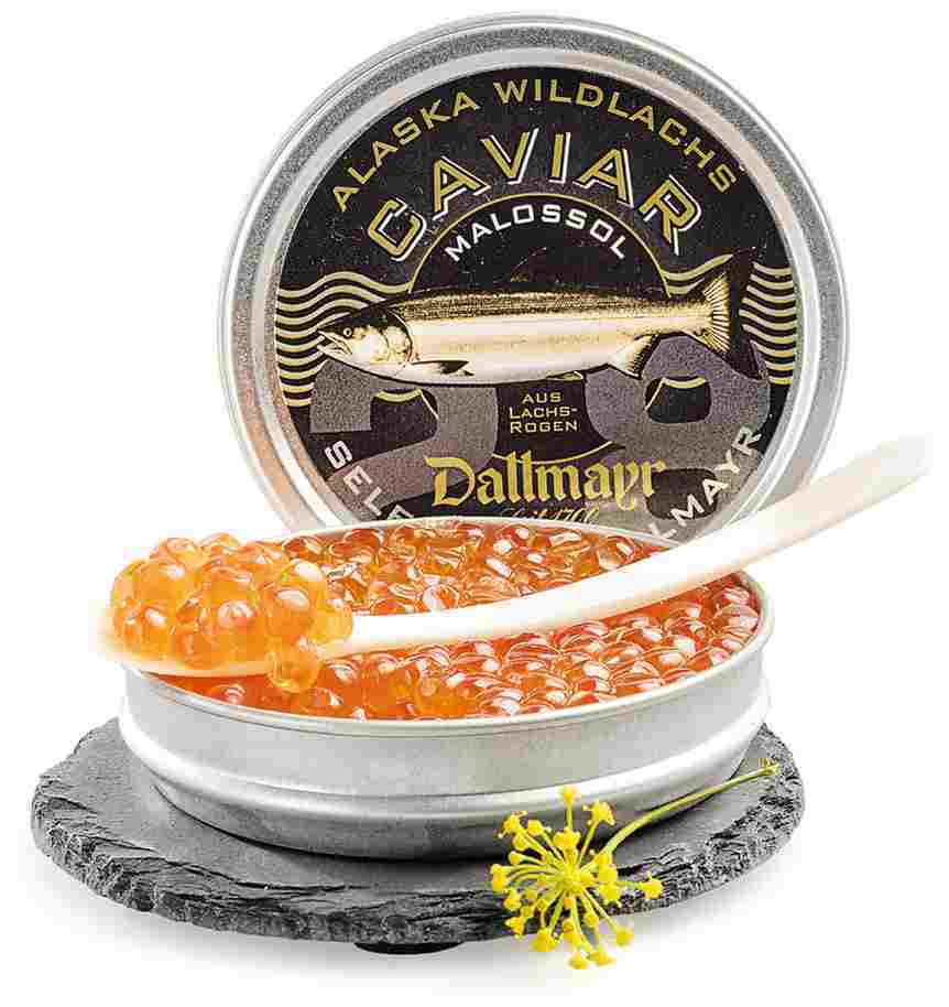 Alaska Wildlachscaviar von Altonaer Kaviar Import Haus